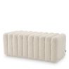Bancheta design LUX Bente, faux shearling