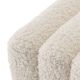 Banchete-Tabureti - Bancheta design LUX Bente, faux shearling