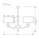 Candelabre, Lustre - Candelabru 2 brate design modern realizat manual Tivoli