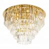 Lustra aplicata / Plafoniera design elegant 60cm Monaco, auriu