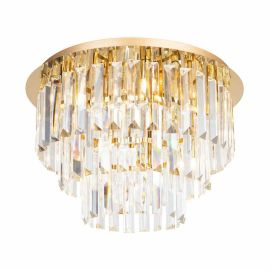 Lustre aplicate - Lustra aplicata / Plafoniera design elegant 42cm Monaco, auriu
