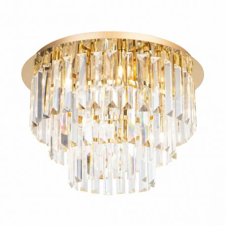Lustre aplicate - Lustra aplicata / Plafoniera design elegant 42cm Monaco, auriu
