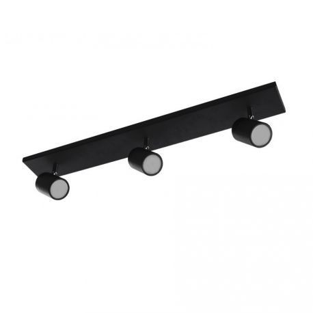 Iluminat pentru baie - Plafoniera cu 3 Spoturi directionabile pentru baie NOEMIE negru