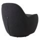 Fotolii - Fotoliu pivotant design elegant Cupido, boucle negru