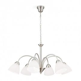 Candelabre, Lustre - Candelabru, Lustra suspendata cu 6 brate Susan, crom