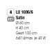Candelabre, Lustre - Candelabru, Lustra suspendata cu 6 brate Susan, crom