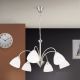 Candelabre, Lustre - Candelabru, Lustra suspendata cu 6 brate Susan, crom