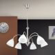 Candelabre, Lustre - Candelabru, Lustra suspendata cu 6 brate Susan, crom