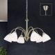 Candelabre, Lustre - Candelabru, Lustra suspendata cu 6 brate Susan, alama antic