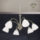 Candelabre, Lustre - Candelabru, Lustra suspendata cu 6 brate Susan, alama antic