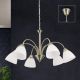 Candelabre, Lustre - Candelabru, Lustra suspendata cu 6 brate Susan, alama antic