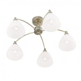 Lustre aplicate - Lustra aplicata cu 5 brate Susan, alama antic