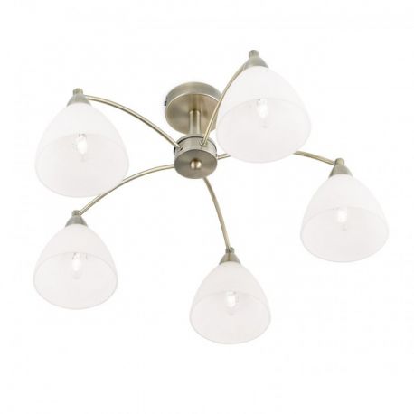 Lustre aplicate - Lustra aplicata cu 5 brate Susan, alama antic