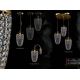 Lustre Cristal Bohemia - Lustra cu 3 pendule Cristal Bohemia Exclusive SMALL GAME 02-03