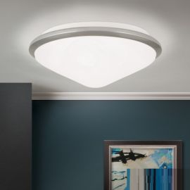Plafoniere - Plafoniera diametru 32cm, Rima satin chrome
