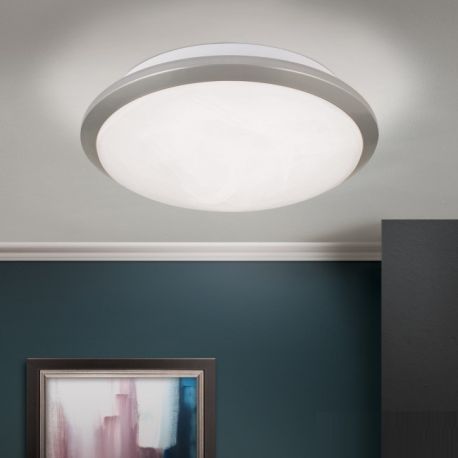 Plafoniere - Plafoniera diametru 26cm, Rima satin chrome