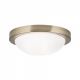 Iluminat pentru baie - Plafoniera iluminat baie, protectie IP44, diametru 32cm, Fato antique brass
