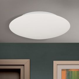 Plafoniere - Plafoniera moderna diametru 37cm, Alba