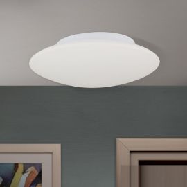 Plafoniere - Plafoniera moderna diametru 30cm, Alba