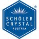 Lustre Cristal Scholer - Candelabru clasic din alama si cristale Schöler Empire, antique brass
