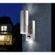Aplice - Aplica de perete exterior LED din otel inoxidabil cu protectie IP44 cu senzor de miscare STYLE