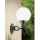 Aplice - Aplica perete exterior stil clasic IP43 Reika negru