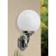 Aplice - Aplica perete exterior stil clasic IP43 Reika negru