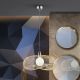 Pendule, Lustre suspendate - Lustra / Pendul design modern Forma gold