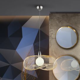 Pendule, Lustre suspendate - Lustra / Pendul design modern Forma gold