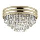 Lustre aplicate - Lustra aplicata, Plafoniera design modern NAICA auriu/ argintiu