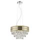 Candelabre, Lustre - Lustra suspendata design modern NAICA auriu/ argintiu