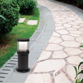 Stalpi - Mini Stalp LED de iluminat exterior gradina stil modern IP44 Heido, H-36cm