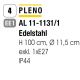 Stalpi - Stalp de iluminat exterior gradina stil modern IP44 Pleno, H-100cm