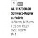 Aplice - Aplica de iluminat exterior stil traditional IP44 Kenzo up