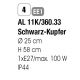 Stalpi - Stalp de iluminat exterior stil traditional IP44 Kenzo H-58cm