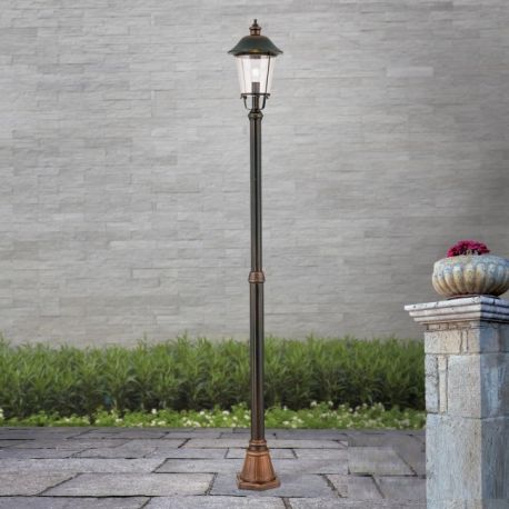Stalpi - Stalp de iluminat exterior stil traditional IP44 Kenzo H-216cm