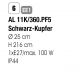 Stalpi - Stalp de iluminat exterior stil traditional IP44 Kenzo H-216cm