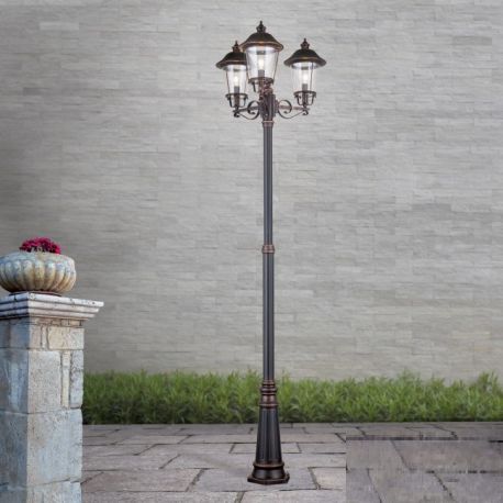 Stalpi - Stalp de iluminat exterior stil traditional IP44 Kenzo H-260cm