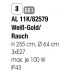 Stalpi - Stalp de iluminat exterior stil clasic IP43 Puchberg H-255cm white/gold