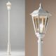 Stalpi - Stalp de iluminat exterior stil clasic IP43 Puchberg H-249cm white/gold