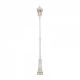 Stalpi - Stalp de iluminat exterior stil clasic IP43 Puchberg H-249cm white/gold