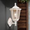 Aplica de iluminat exterior stil clasic IP43 Puchberg up white/gold