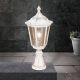 Stalpi - Mini Stalp de iluminat exterior stil clasic IP43 Puchberg H-53cm white/gold