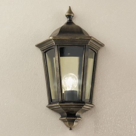 Aplice - Aplica de iluminat exterior stil clasic IP44 Puchberg black/gold
