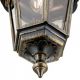 Pendule - Pendul de iluminat exterior stil clasic IP43 Puchberg black/gold