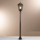 Stalpi - Stalp de iluminat exterior stil clasic IP43 Puchberg H-140cm black/gold