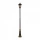 Stalpi - Stalp de iluminat exterior stil clasic IP43 Puchberg H-249cm black/gold