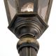 Stalpi - Stalp de iluminat exterior stil clasic IP43 Puchberg H-249cm black/gold