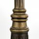 Stalpi - Stalp de iluminat exterior stil clasic IP43 Puchberg H-249cm black/gold