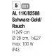 Stalpi - Stalp de iluminat exterior stil clasic IP43 Puchberg H-249cm black/gold